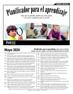 imagen de la Planificadora para el aprendizaje, Primera Infancia (español)